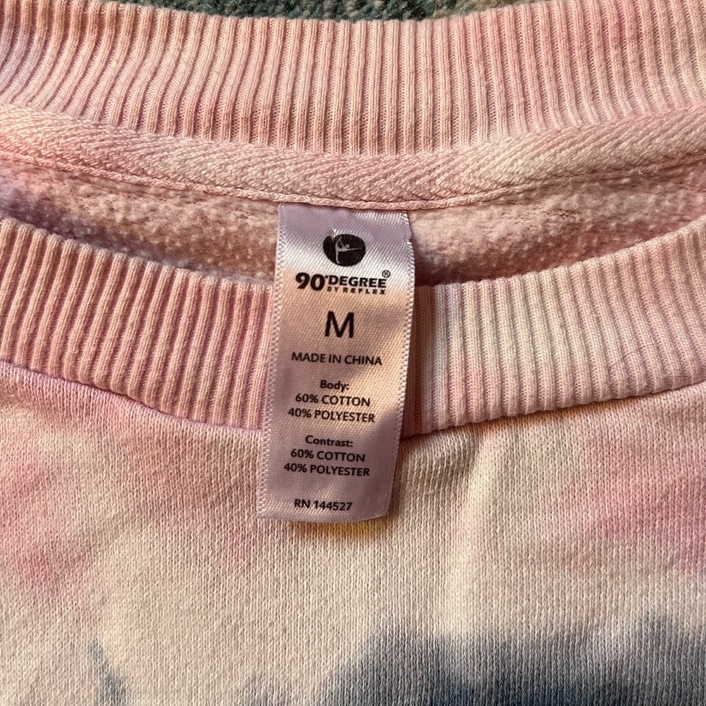 Pastel Tie-Dye Crewneck Sweatshirt - Picture 2 of 2